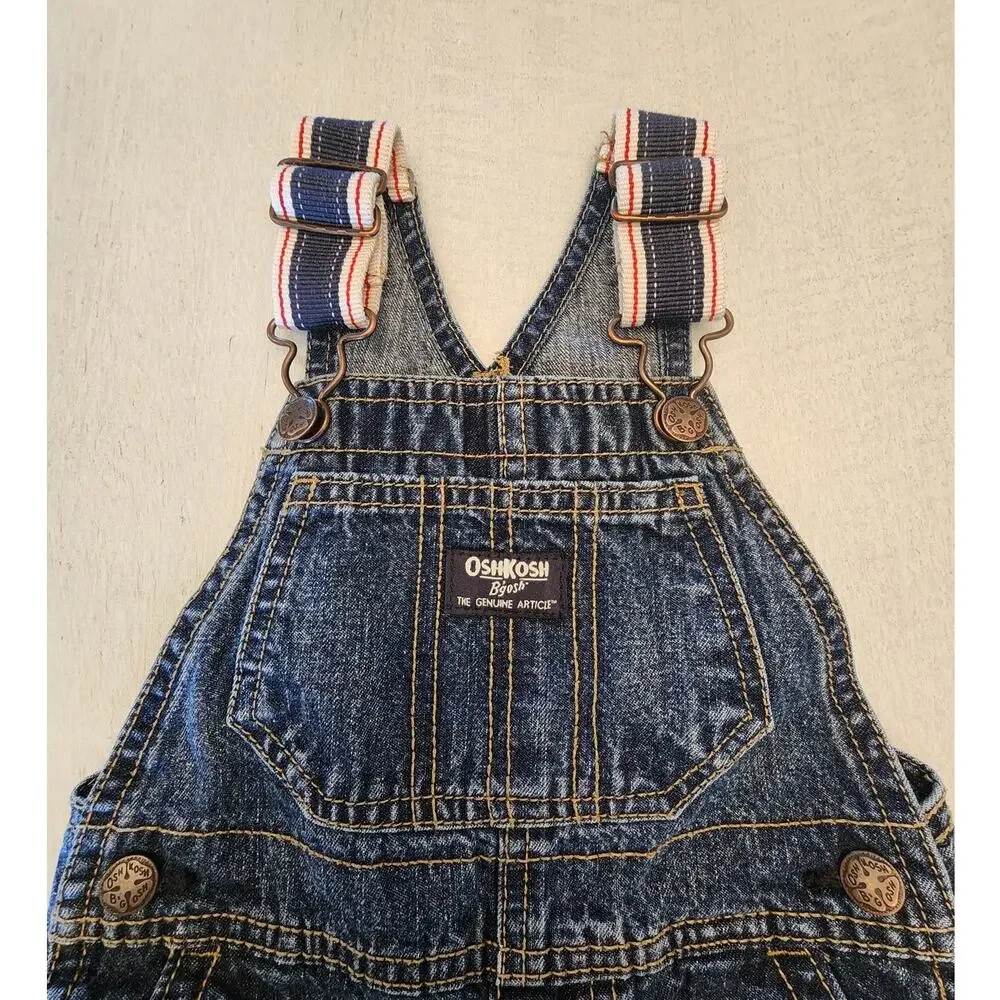 OshKosh B'Gosh Baby SZ 18 Month Overalls Americana